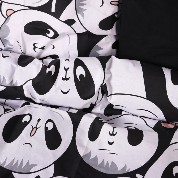 Фото - Комплект постільної білизни MirSon 175х210 см 17-4850 Panda Ranforce Elite (2200009584961)