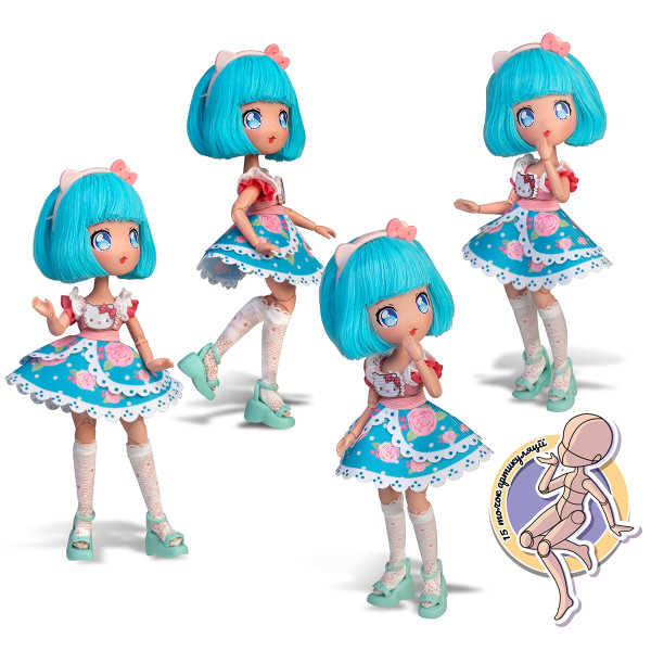 Фото - Лялька 4SF Manga Dolls Hello Kitty – КРАСОТКА ПІНК (HKTF0300)