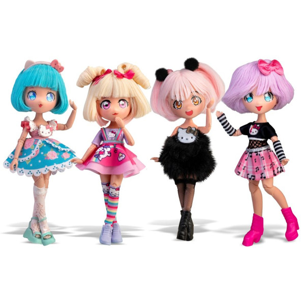 Фото - Лялька 4SF Manga Dolls Hello Kitty – КРАСОТКА ПІНК (HKTF0300)
