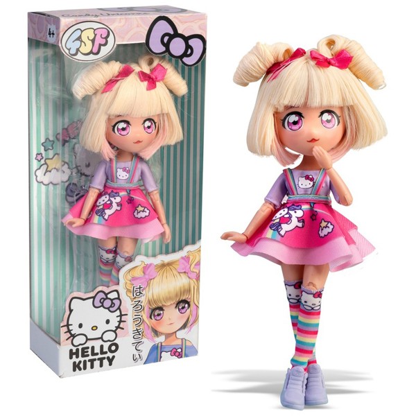 Фото - Кукла 4SF Manga Dolls Hello Kitty – КОНФЕТКА-ЕДИНОРОГ (HKTF0400)