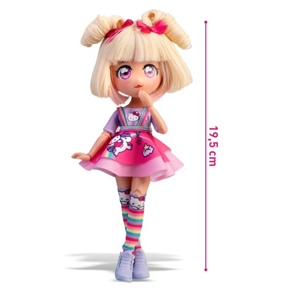 Фото - Кукла 4SF Manga Dolls Hello Kitty – КОНФЕТКА-ЕДИНОРОГ (HKTF0400)