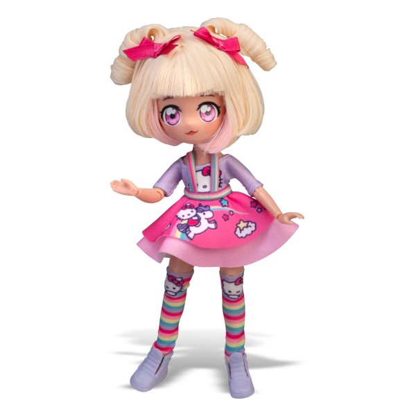 Фото - Кукла 4SF Manga Dolls Hello Kitty – КОНФЕТКА-ЕДИНОРОГ (HKTF0400)