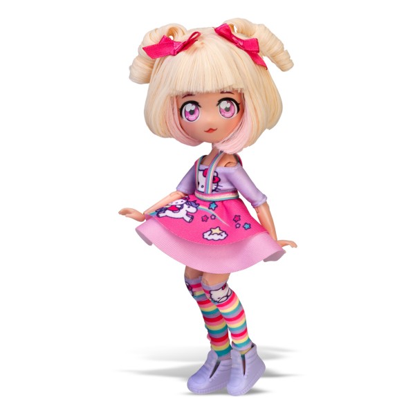 Фото - Кукла 4SF Manga Dolls Hello Kitty – КОНФЕТКА-ЕДИНОРОГ (HKTF0400)