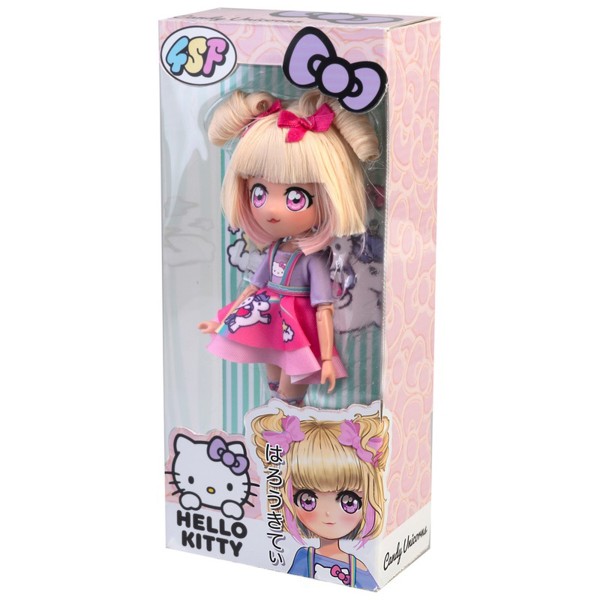 Фото - Кукла 4SF Manga Dolls Hello Kitty – КОНФЕТКА-ЕДИНОРОГ (HKTF0400)