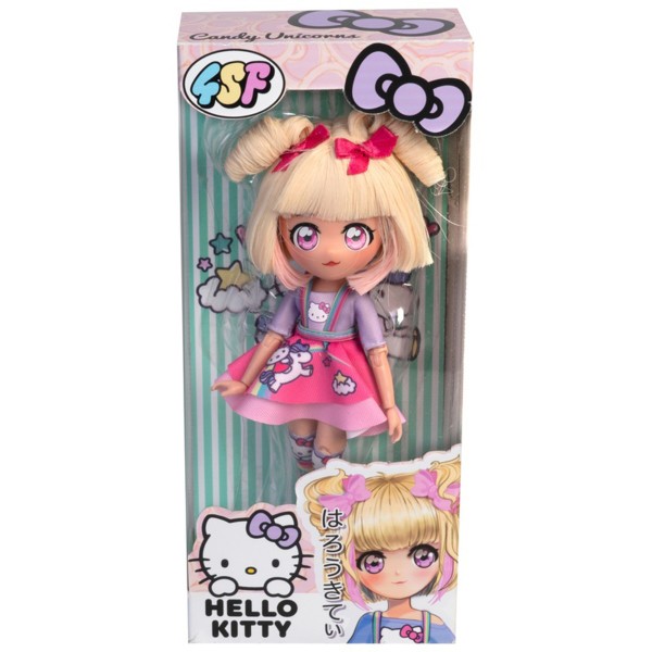 Фото - Кукла 4SF Manga Dolls Hello Kitty – КОНФЕТКА-ЕДИНОРОГ (HKTF0400)