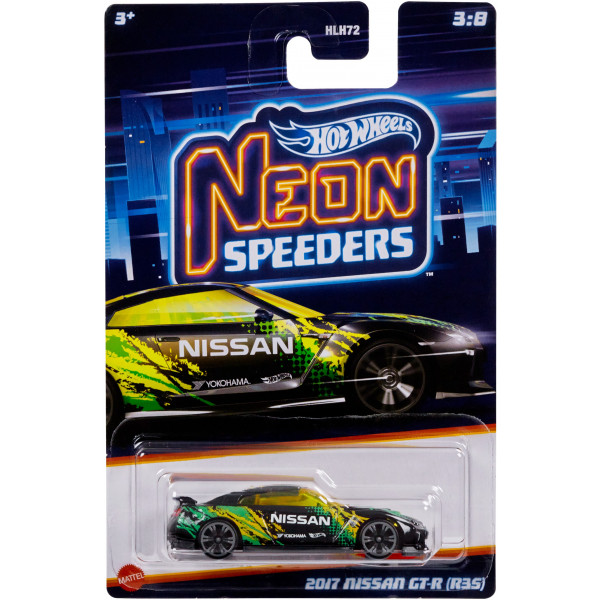 Фото - Базова машинка Hot Wheels “Неонові перегонові”  (в ас.) (HLH72)