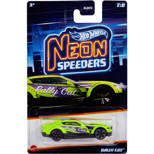 Фото - Базова машинка Hot Wheels “Неонові перегонові”  (в ас.) (HLH72)