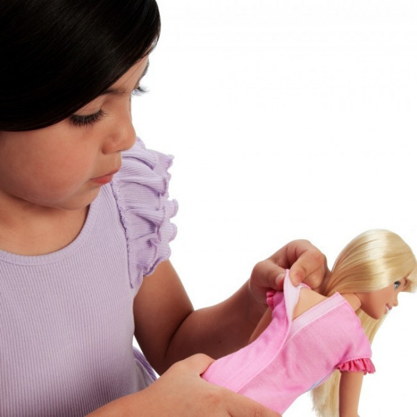 Фото - Лялька Barbie "Моя перша Barbie" білявка з кошеням (HLL19)