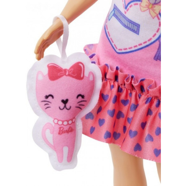 Фото - Лялька Barbie "Моя перша Barbie" білявка з кошеням (HLL19)