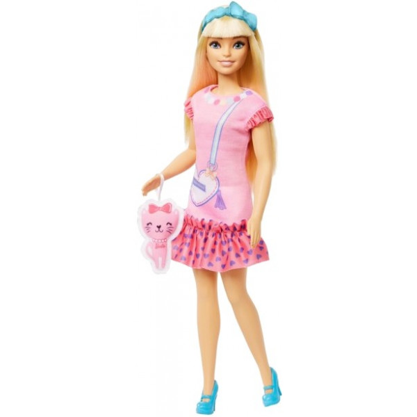 Фото - Лялька Barbie "Моя перша Barbie" білявка з кошеням (HLL19)