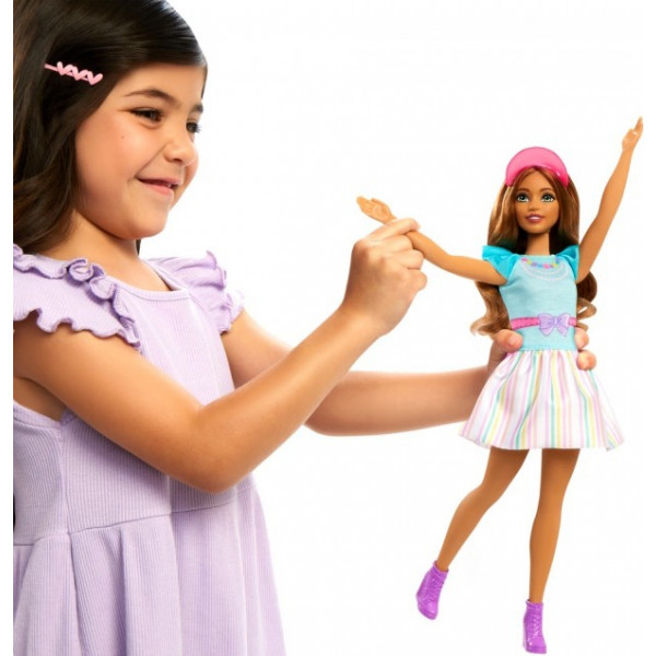 Фото - Лялька Barbie "Моя перша Barbie" шатенка з зайченям (HLL21)