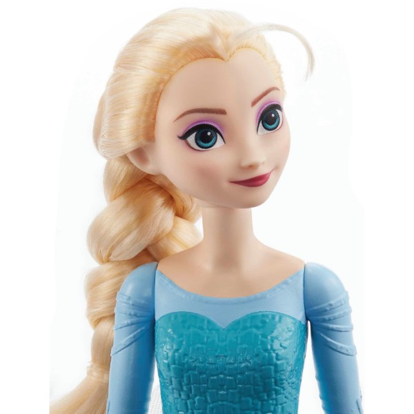 Фото - Коллекционная кукла Disney Frozen Эльза из м/ф "Ледяное сердце" в платье со шлейфом (HLW47)