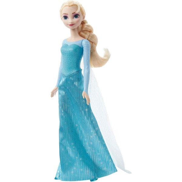 Фото - Коллекционная кукла Disney Frozen Эльза из м/ф "Ледяное сердце" в платье со шлейфом (HLW47)