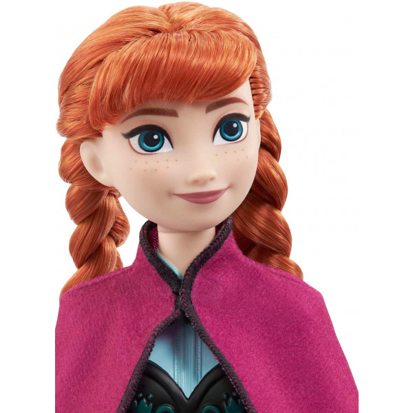 Фото - Колекційна лялька Disney Frozen Принцеса Анна з м/ф "Крижане серце" в накидці (HLW49)