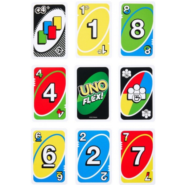 Фото - Настільна гра (5-7 років) Mattel games UNO "Flex" (HMY99)