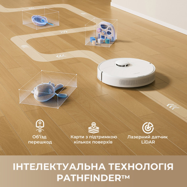 Фото - Робот-пылесос моющий Dreame Bot F10 Black (RLF11SA)