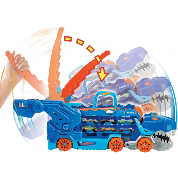 Фото - Дальнобойщики Hot Wheels "Невероятный Ти-Рекс" (HNG50)
