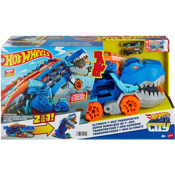Фото - Дальнобойщики Hot Wheels "Невероятный Ти-Рекс" (HNG50)