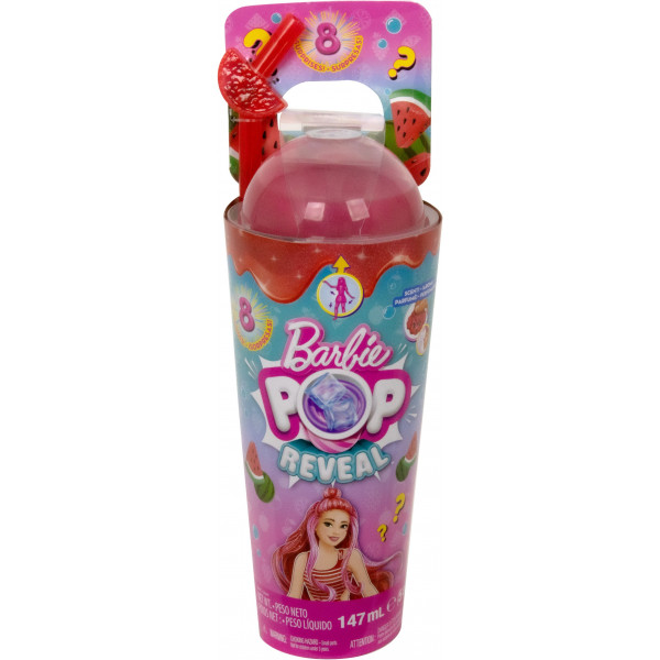 Фото - Лялька Barbie "Pop Reveal" серії "Соковиті фрукти" – кавуновий смузі (HNW43)
