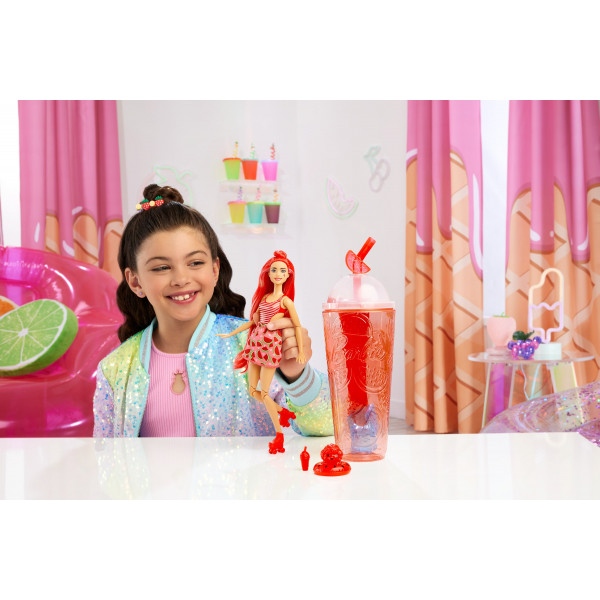 Фото - Лялька Barbie "Pop Reveal" серії "Соковиті фрукти" – кавуновий смузі (HNW43)