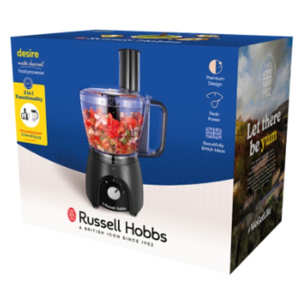 Фото - Кухонный комбайн Russell Hobbs 27111-56 Matte Charcoal Food Processor