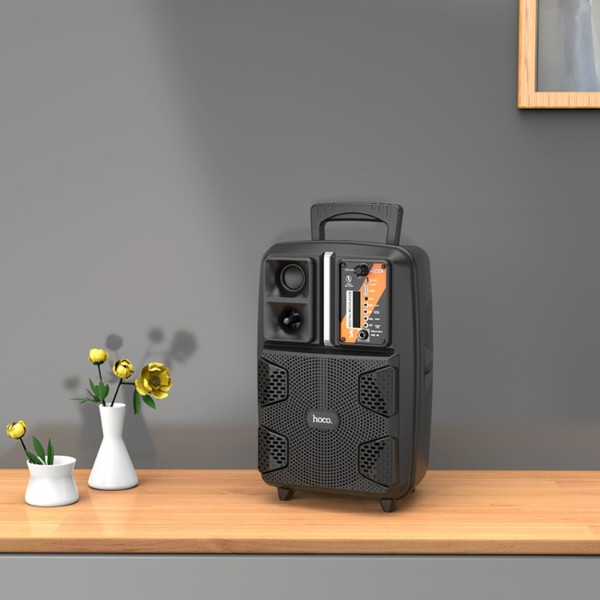 Фото - Портативна акустика HOCO BS37 Dancer outdoor wireless speaker Black (6931474727602)