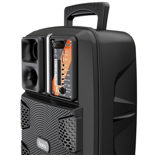 Фото - Портативна акустика HOCO BS37 Dancer outdoor wireless speaker Black (6931474727602)