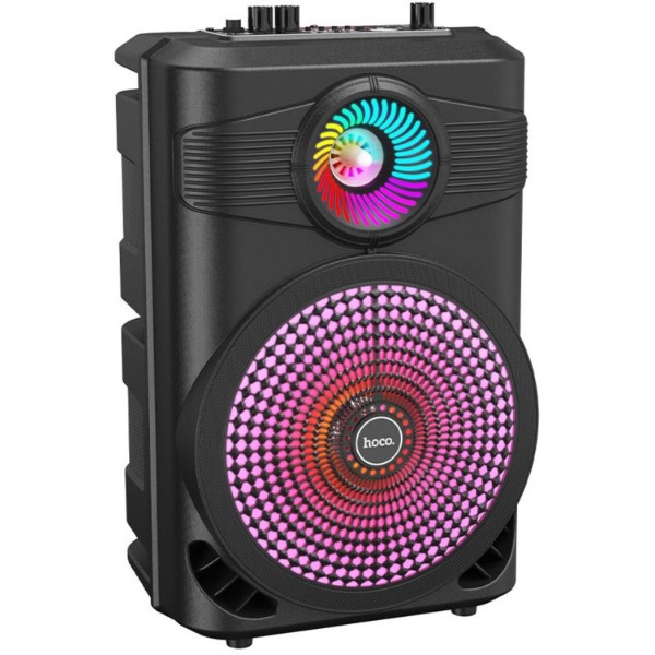 Фото - Портативна акустика HOCO BS46 Mature outdoor BT speaker Black (6931474754080)