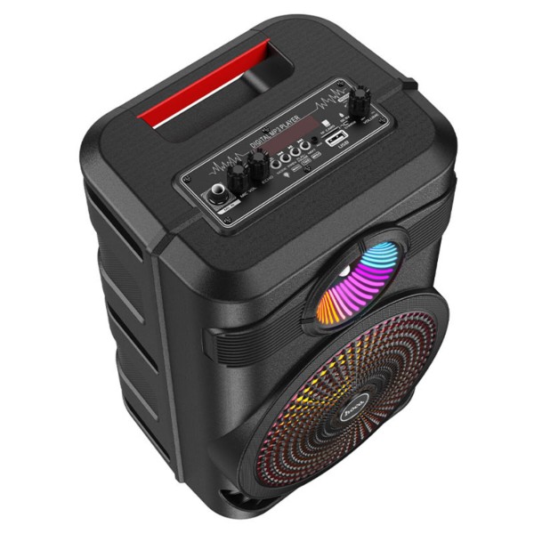 Фото - Портативна акустика HOCO BS46 Mature outdoor BT speaker Black (6931474754080)