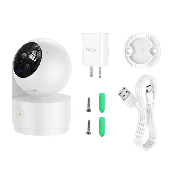 Фото - IP-камера HOCO D8 Indoor PTZ HD camera EU (6942007659093)