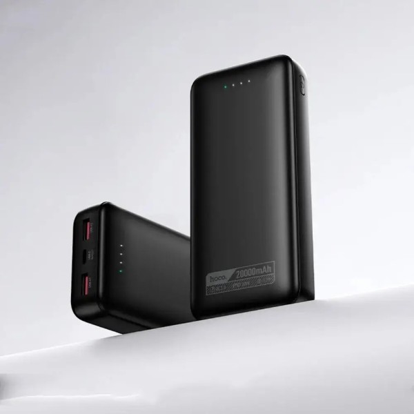 Фото - Батарея мобильная HOCO DB130 Tridentis PD30W + QC3.0 20000 mAh Black (715942)