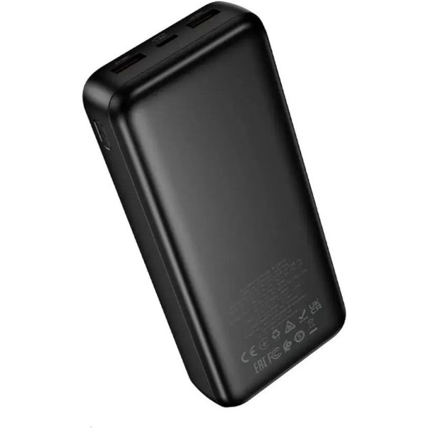Фото - Батарея мобильная HOCO DB130 Tridentis PD30W + QC3.0 20000 mAh Black (715942)