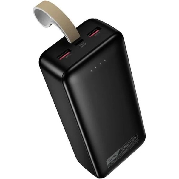 Фото - Батарея мобільна HOCO DB130A Tridentis PD30W + QC3.0 30000 mAh Black (715943)