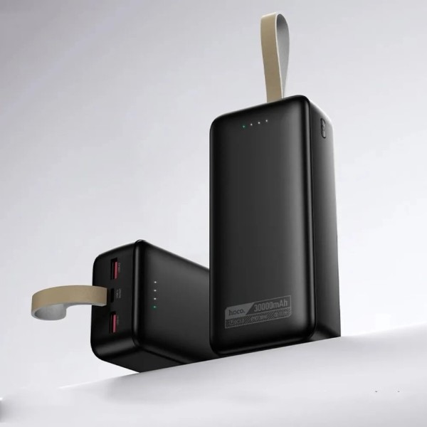 Фото - Батарея мобільна HOCO DB130A Tridentis PD30W + QC3.0 30000 mAh Black (715943)