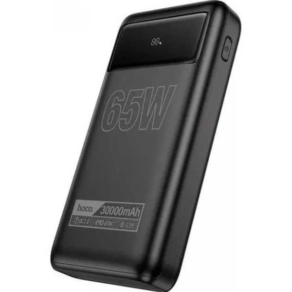 Фото - Батарея мобильная HOCO DB81 Apollo 65W 30000mAh Black (6942007637749)