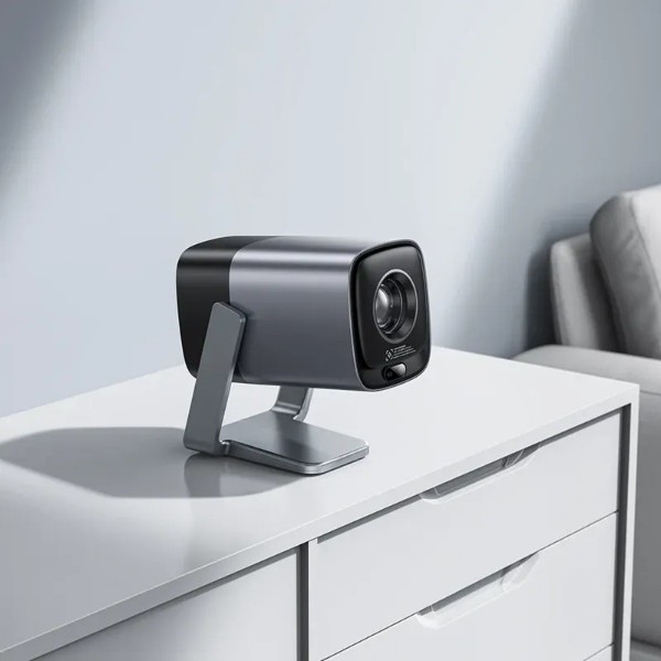 Фото - Проєктор HOCO DT7 WiFi 2.4+5G. Metal Gray (6942007668781)