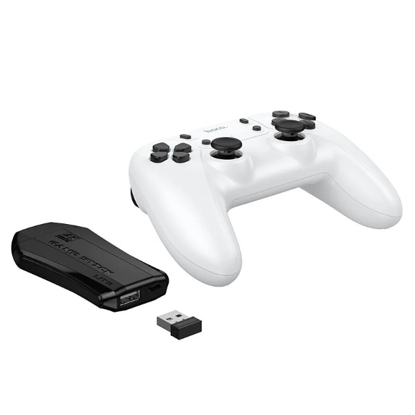 Фото - Игровая приставка HOCO GA31 Collection game box+two wireless gamepads set White (6942007672122)