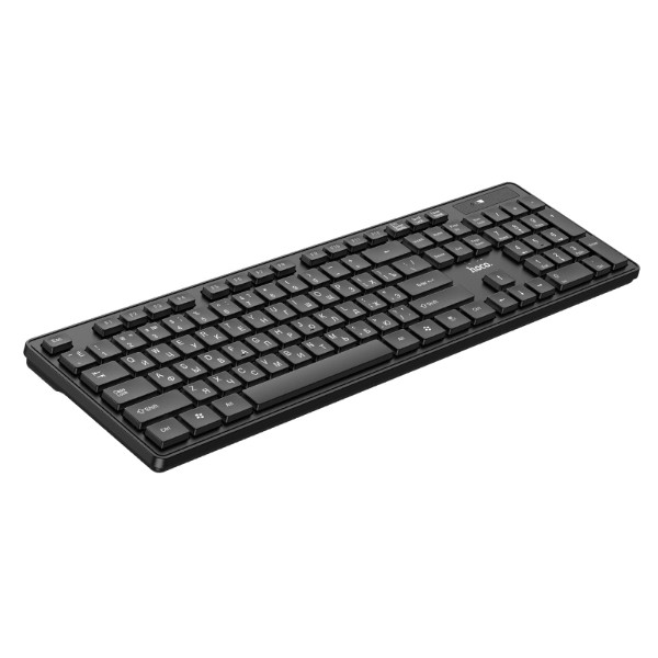 Фото - Клавиатура+мышь беспроводная HOCO GM17 Wireless business (English Version) Black (6931474759481)