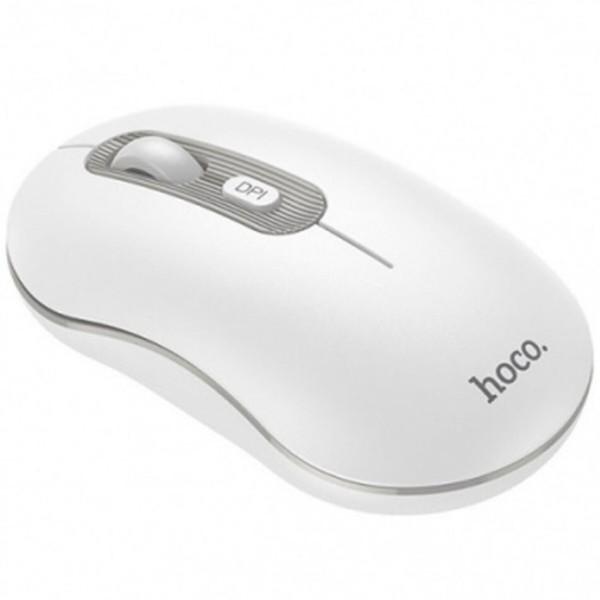 Фото - Мышь беспроводная HOCO GM21 Platinum 2.4G business wireless mouse White Gray (6931474790958)