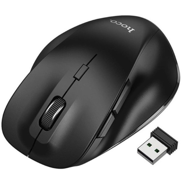 Фото - Мышь беспроводная HOCO GM24 Mystic six-button dual-mode business wireless mouse Black (6931474799432)