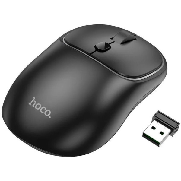 Фото - Мышь беспроводная HOCO GM25 Royal dual-mode business wireless mouse Dark Night Black (6942007608527)