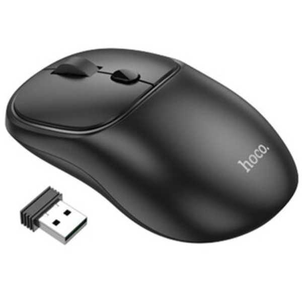 Фото - Мышь беспроводная HOCO GM25 Royal dual-mode business wireless mouse Dark Night Black (6942007608527)
