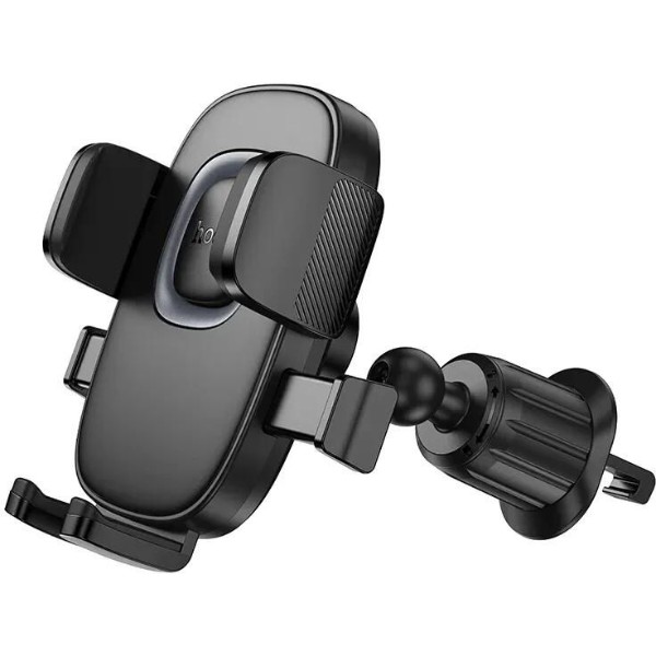Фото - Автодержатель HOCO H75 Black Metal Gray (6942007646901)