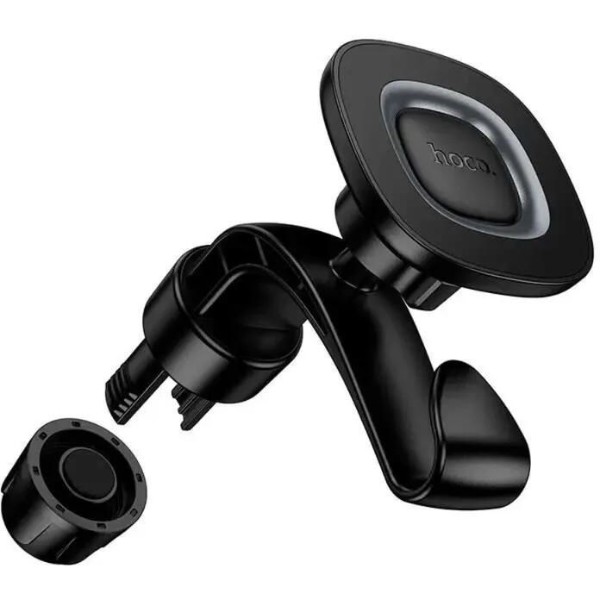 Фото - Автодержатель HOCO H99 black metal gray (6942007673624)