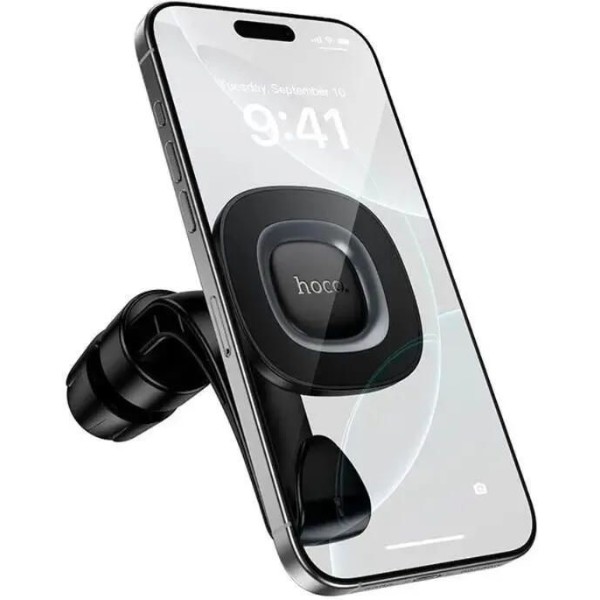 Фото - Автодержатель HOCO H99 black metal gray (6942007673624)