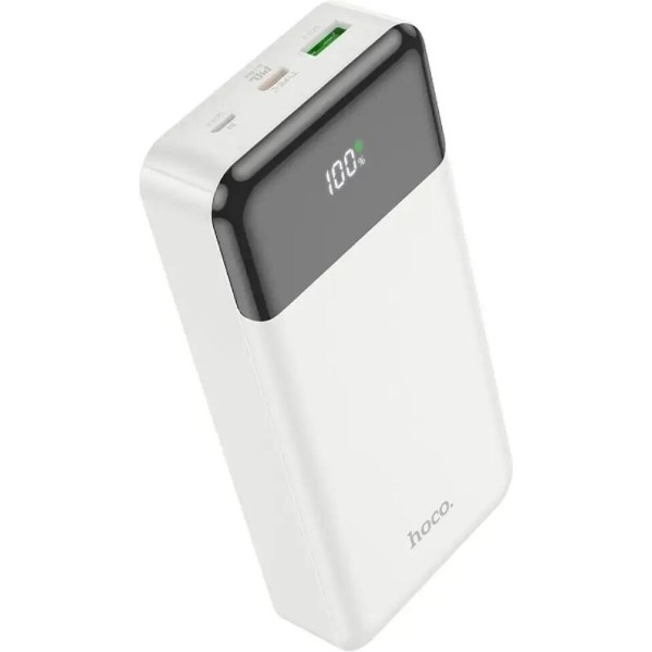 Фото - Батарея мобильная HOCO J102A Cool figure PD20W+QC3.0 20000mAh White (6931474783639)