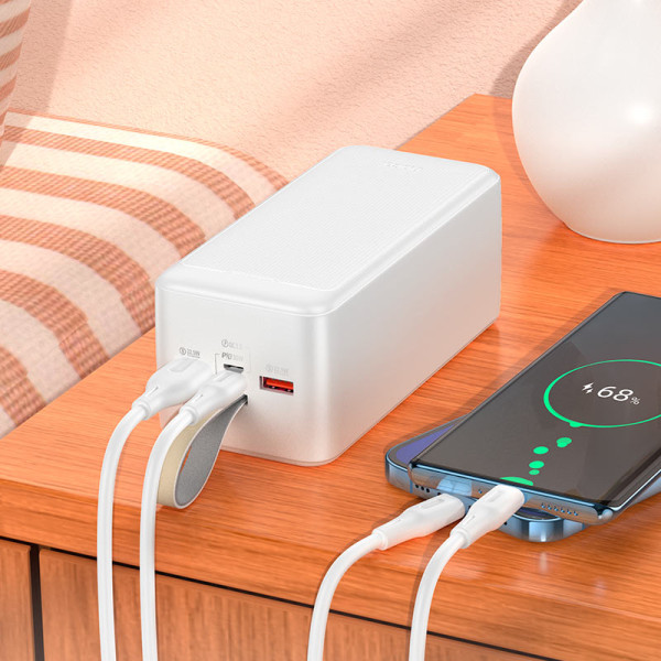 Фото - Батарея мобильная HOCO J111D Smart charge PD30W 50 000mAh Black