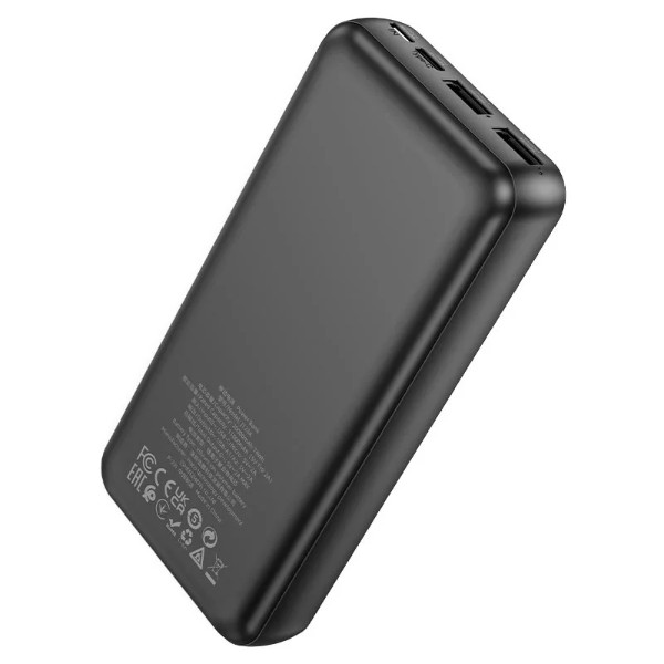 Фото - Батарея мобильная HOCO J123A 20000mAh Black (6942007612067)