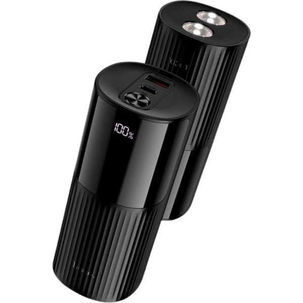 Фото - Батарея мобильная HOCO J150 Stream 22.5W + PD20W с LED-фонарем 20000 mAh Black (715656)