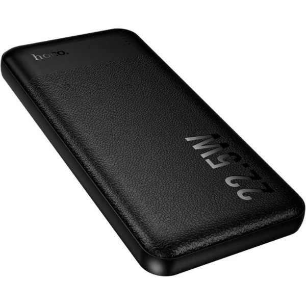 Фото - Батарея мобільна HOCO J159 Essence 22.5W + PD20W 10000 mAh Black (715940)